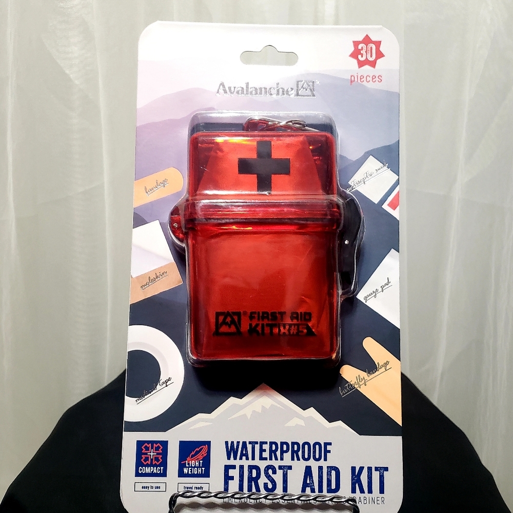 Avalanche NWT 30 Piece Waterproof First Aid Kit